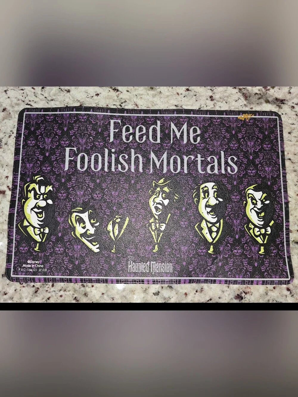 Disney Parks The Haunted Mansion Pet Feeding Mat